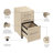 Bush Business Furniture Hustle 3 Drawer Rolling File Cabinet With Lock - Assembled-116650595