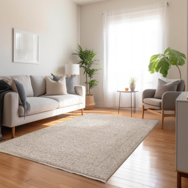 Cyprus CY8 Beige Rug, Rectangle 3' x 5'