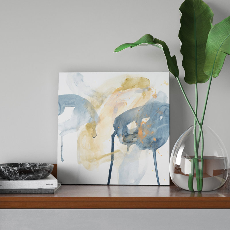 Barteld, «Liquide Blueprint», reproduction d'art sur toile, H 16 po x l 16 po x P 1 po, Toile tendue