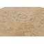Rug & Kilim’S Aubusson Style Square Rug In Gold And Beige With Floral Medallion