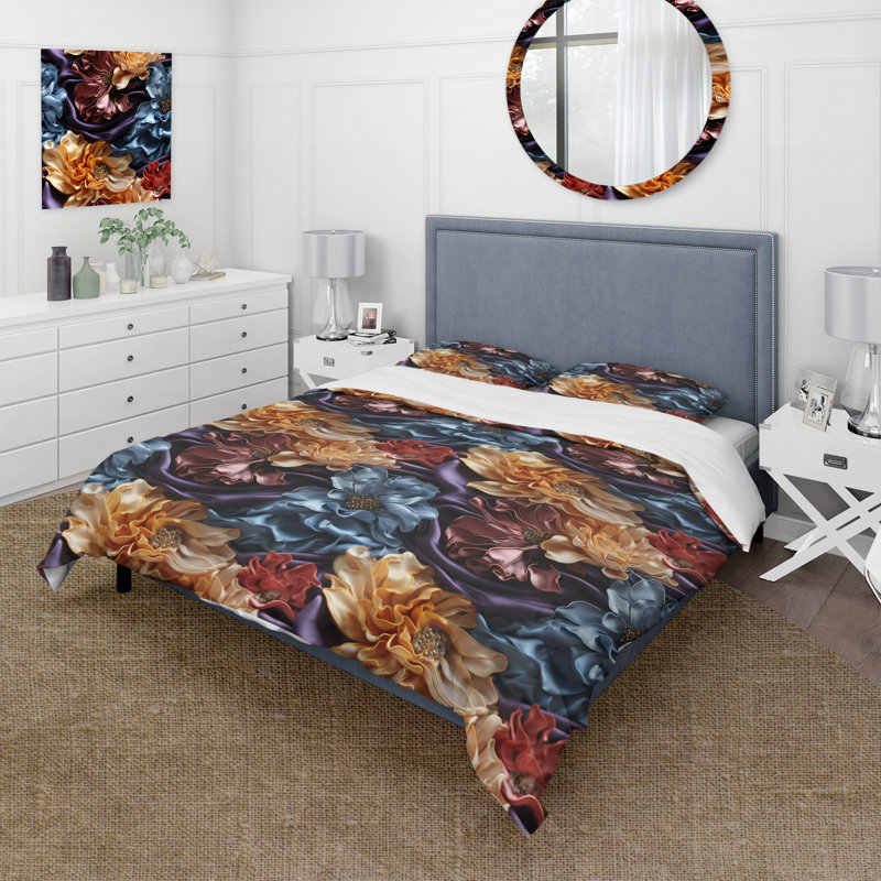 Literie Kimono Whispers, Housse de couette pour très grand lit et 2 très