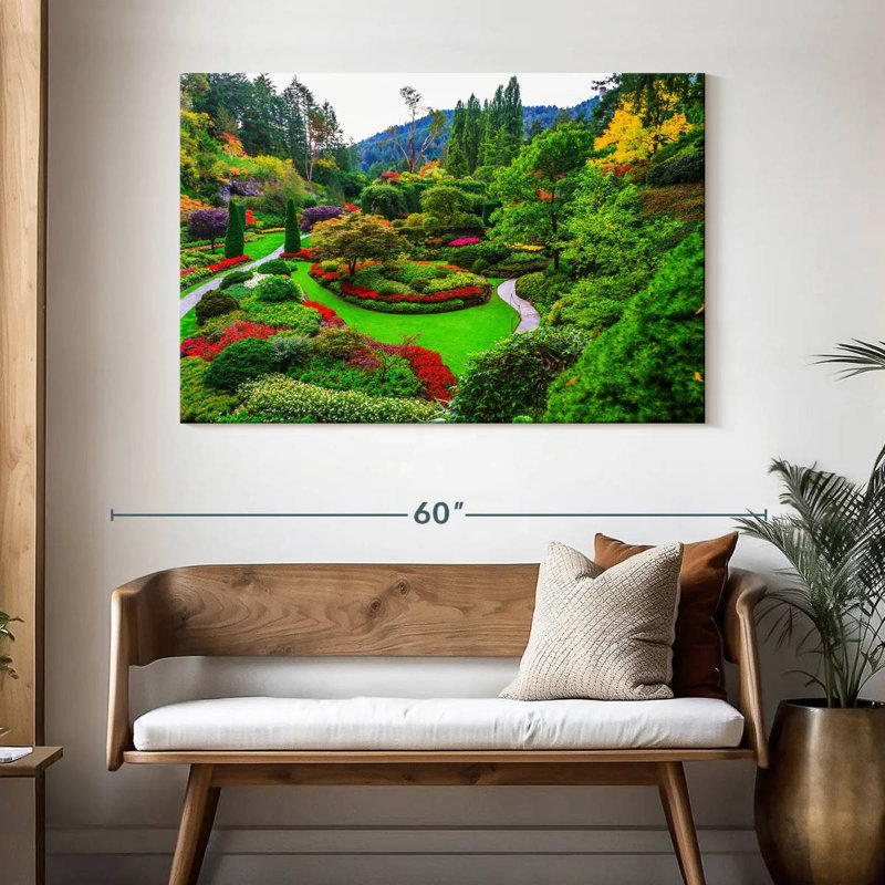Parc Sirci Butchart Garden, H 32 po x l 48 po