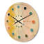 Horloge murale abstraite en bois, horloge décorative moderne - dessin abstrait IV-63891732