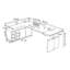 Bureau 3 tiroirs en bois manufacturé et en acier au carbone léger-1202205256-1202205263-1223840873