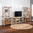 Kaydience Francine Metal X Open Storage Entertainment Centre for TVs up to 80"