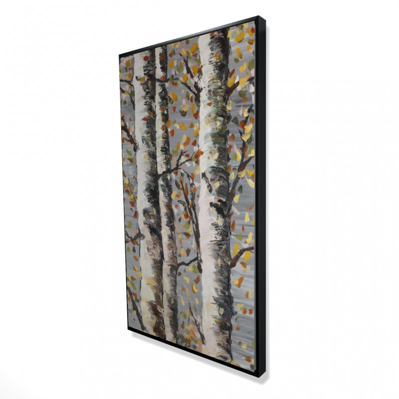 Blossoming Birches Print On Canvas