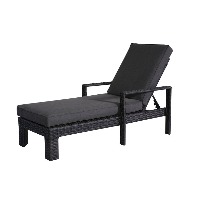 Donley Outdoor Chaise Lounge , Cushion Included