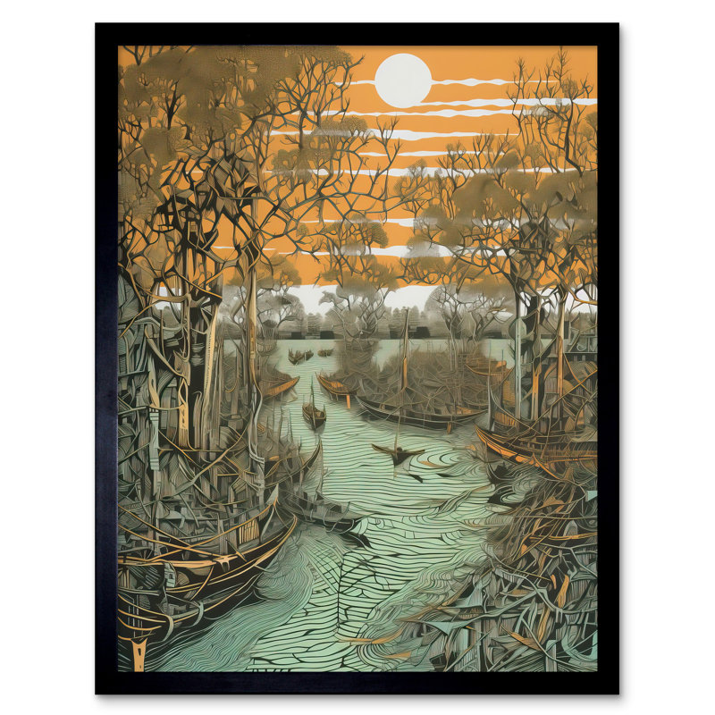 Gatsby Single Picture Frame Print