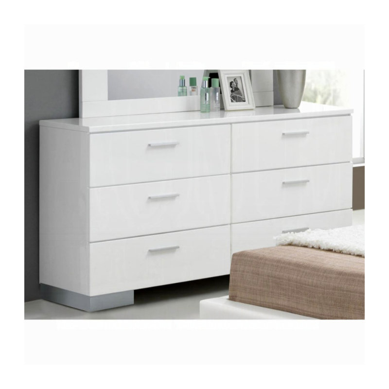 ACME Lorimar Dresser, White & Chrome Leg