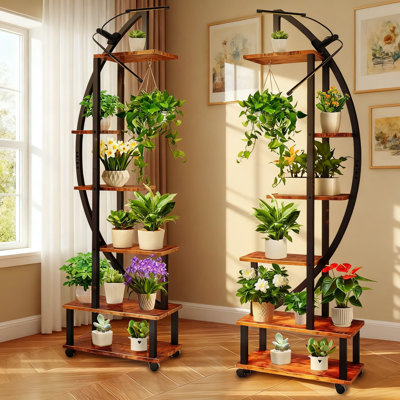 Support pour plante à 6 niveaux en métal