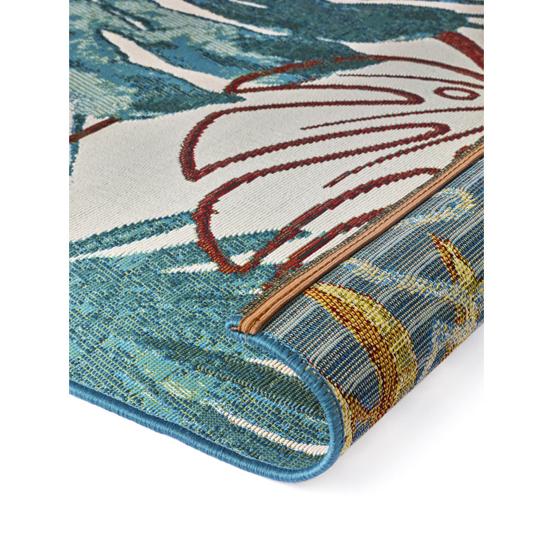 Alka Abstract Flat Weave Area Rug, Rectangle 300 x 400 cm