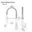 Robinet de cuisine à poignée simple ZLINE-391322480