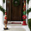 Ball Finial Commercial Size Christmas Decoration 48" - Gold And White-922191450