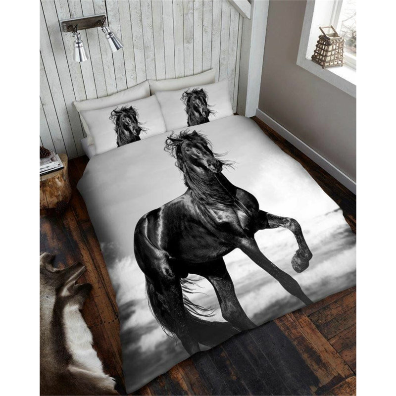 Premium Wildlife Duvet Cover Set with Pillowcases, Kingsize - 2 Standard Pillowcases