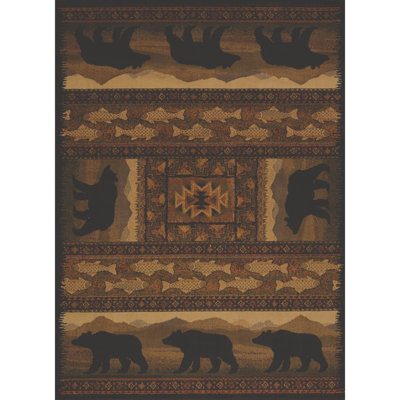 Tapis brun Sayre
