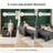 53" 3-in-1 Convertible Sleeper Sofa with Pull-out Bed, Modern Velvet Loveseat Couch with Adjustable Backrest & Side Pockets, for Living Room Apartment-1801004523