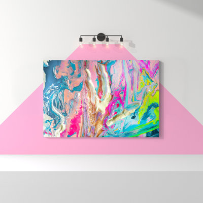 " Abstract Just Like Heaven, Glam Pink " by Oliver Gal