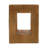 Organic Modern MGO Cube Side Table with Tree-Ring Wood Pattern and Sculptural Open Base