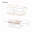 Table basse extensible de 41,3 po à 76,7 po, table basse centrale efficace avec plusieurs compartiments de rangement, table basse réglable multifonctionnelle avec espace de rangement caché pour le salon