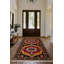 Tapis marocain coloré en coton et polyester à imprimé numérique Madeline Collection-564939697