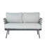 Causeuse et table en acier Mariano-190285426