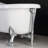 Clawfoot 53.93'' x 31'' Soaking Acrylic Bathtub