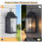 Wilcher 3-Light Dusk-to-Dawn Outdoor Wall Lantern-1248666225-1219358087