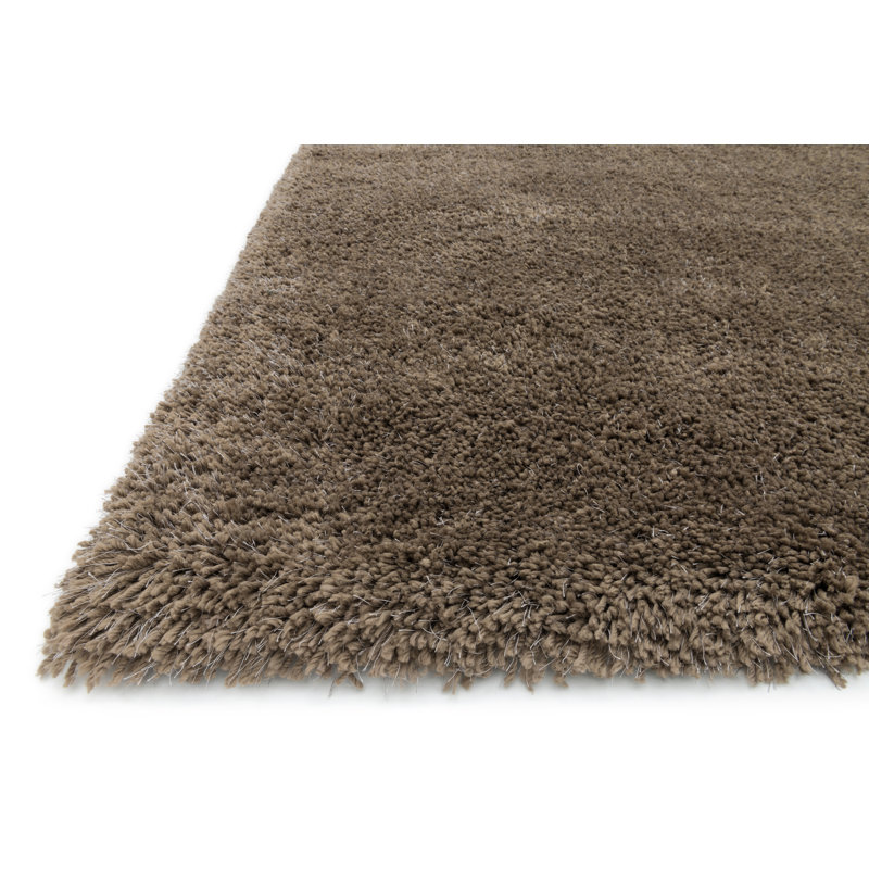 Tapis décoratif taupe Touffeté à la main Keil, Rectangle 3 pi 6 po x 5 pi 6 po