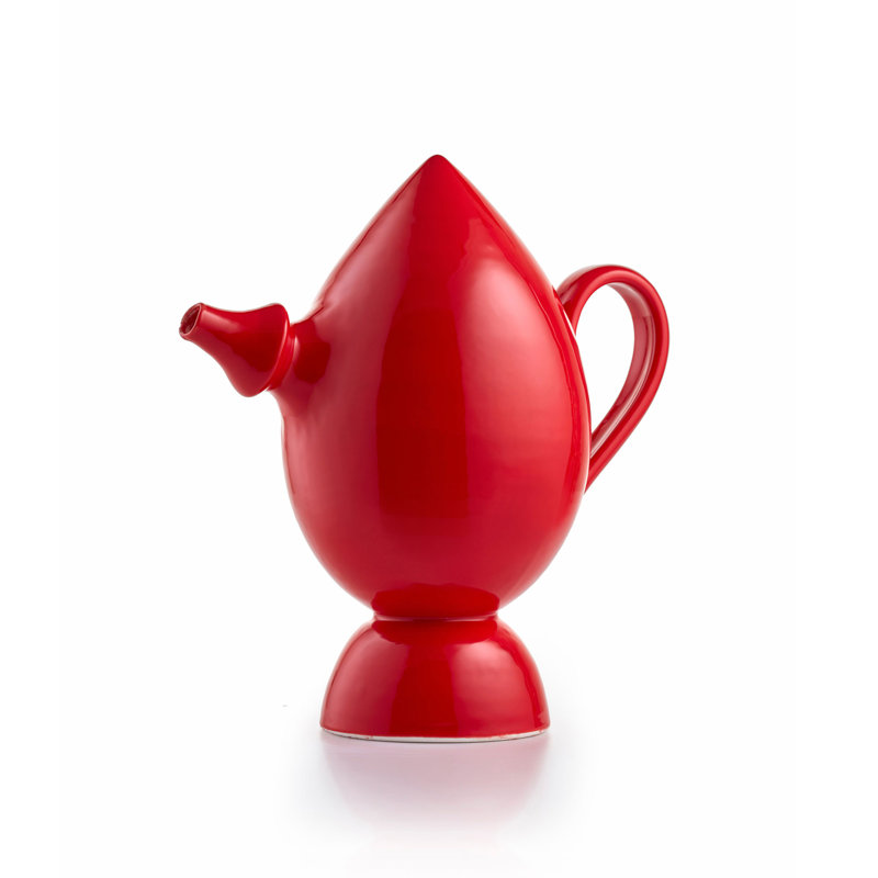 Bummulo Jug, 25cm H x 25cm W x 15cm L, Red