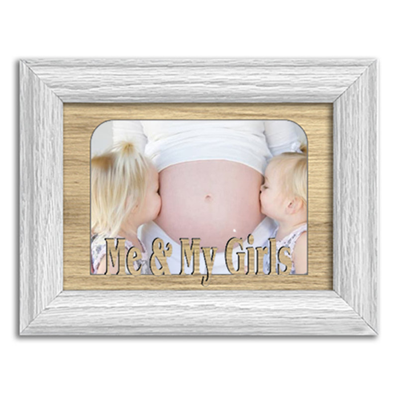 Oak Solid Wood Picture Frame with Mat