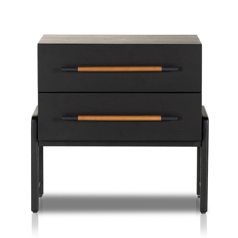 Rosedale 2 - Drawer Nightstand, Ebony Oak