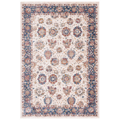 Deriel 794 Area Rug In Ivory / Navy