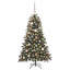 Arbre de Noël artificiel vidaXL avec 150 lumières DEL vertes 47,24 po-404952734-404952732