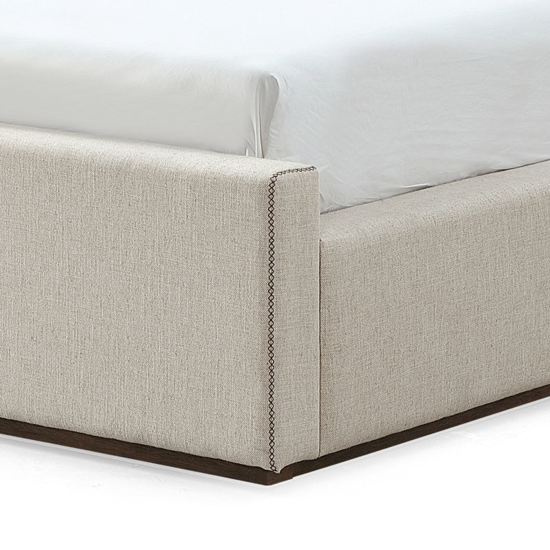 Upholstered Panel Bed, Queen