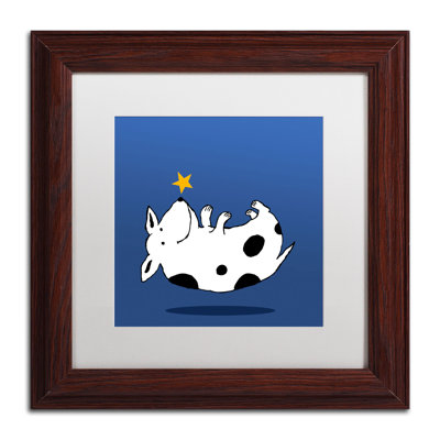« star dog » par carla martell, art encadré