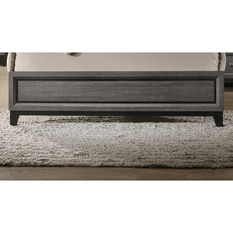 Standard Bed, King, Brown Gray