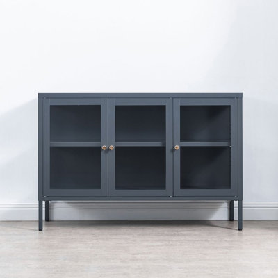 Nuh Steel 105 cm W Display Cabinet
