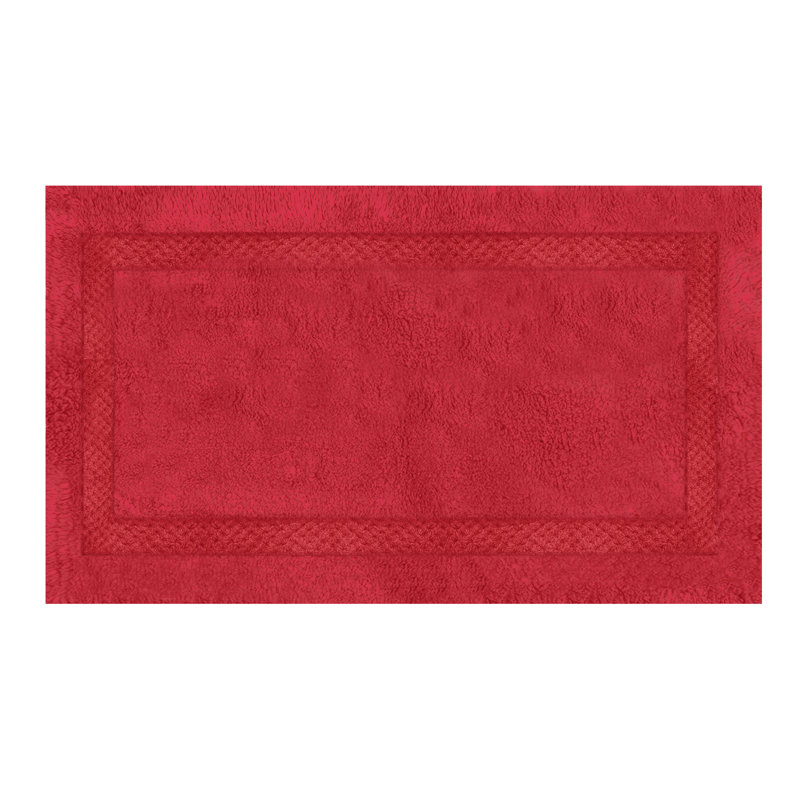 Antigona Soft Bath Rug, 21" W x 34" L, Red