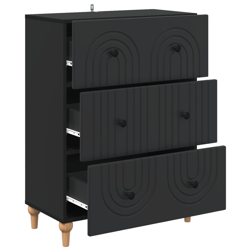 Rectangle Accent Chest, Black