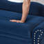 Chaise longue rembourrée en velours avec rangement de 65 pi-1332512005