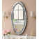 Amla 35" Oval Wall Mirror with Crushed Diamond Inlay