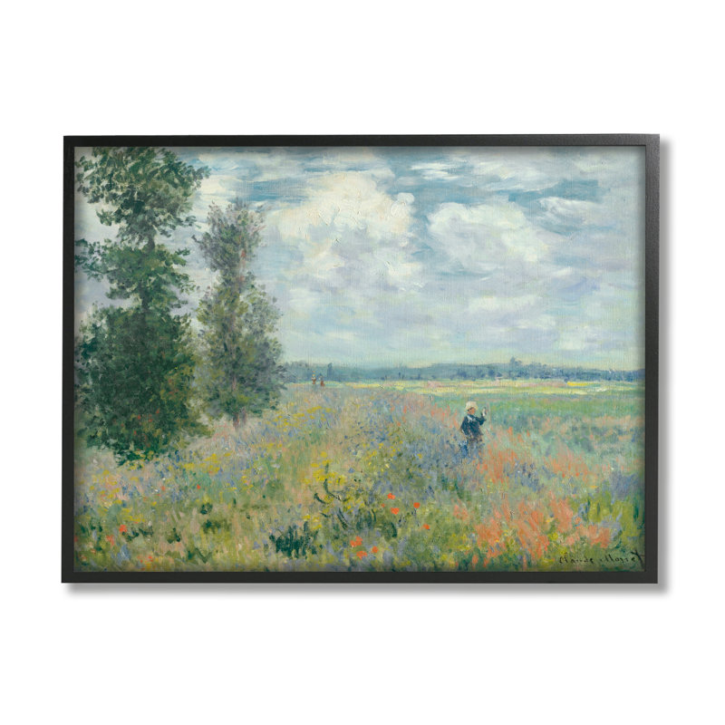 Fleur solitaire solitaire, H 16 po x l 20 po x P 1,5 po, Giclée encadrée noir minuit