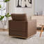 Chaises d'appoint pivotantes, chaise moderne en métal et bois PU pour café