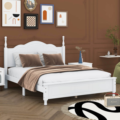 Byrce Queen Size Wood Platform Bed Frame -  Alcott Hill®, B269F348AB324CDB9FF417D90B1D5CA3