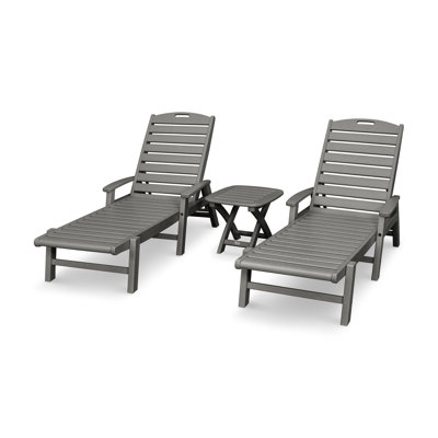 Yacht Club 3-Piece Chaise Set by Trex Outdoor