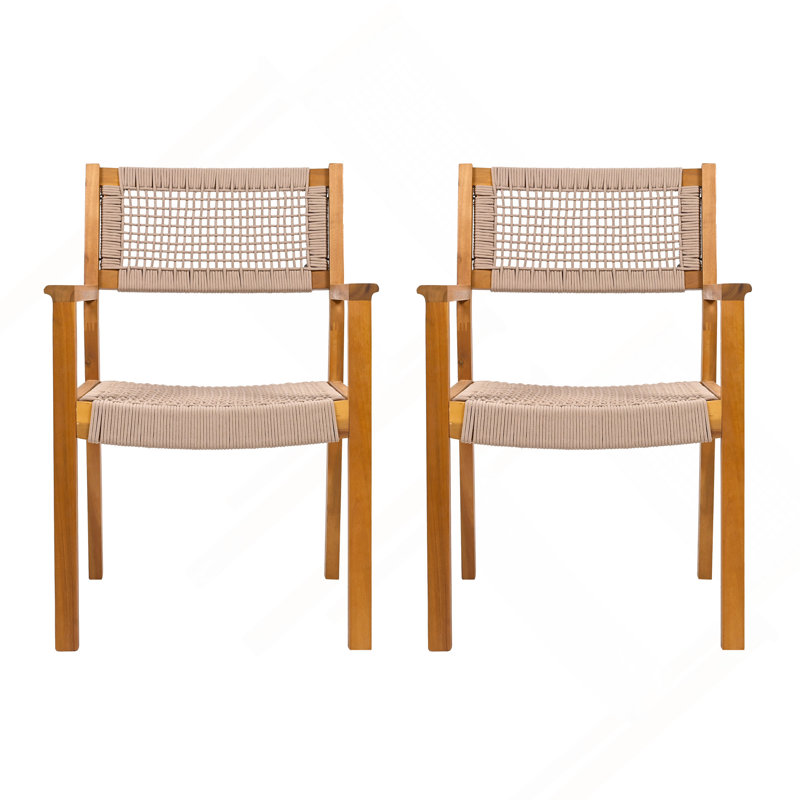 Chaise de salle à manger brun clair, Marron clair
