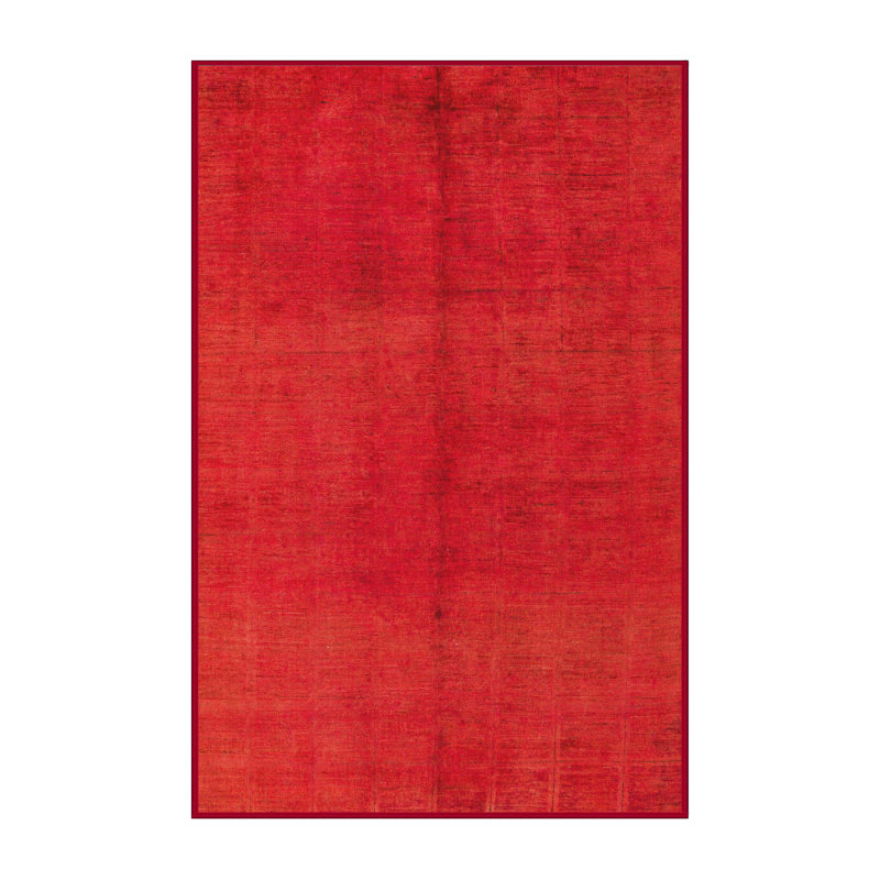 Tapis décoratif multicolore à motif abstrait, Rectangle 8 pi x 10 pi