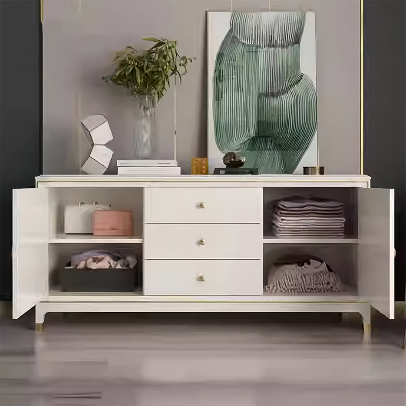 Buffet moderne avec 2 portes et 3 tiroirs