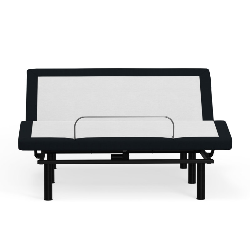 Full Size Adjustable Base Bed With Zero , Metal, Grey, Wireless Remote For User Satisfaction Model 3 - Feature, Simple Head And Foot Articulations, Grey Metal