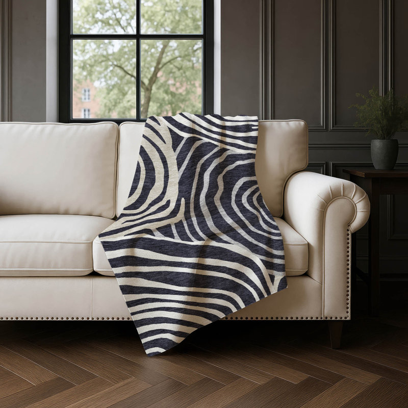Jeté Sherpa ASB765, Noir